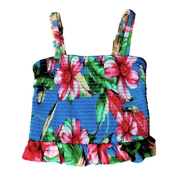 Express size XS floral crop tank - Picture 1 of 6